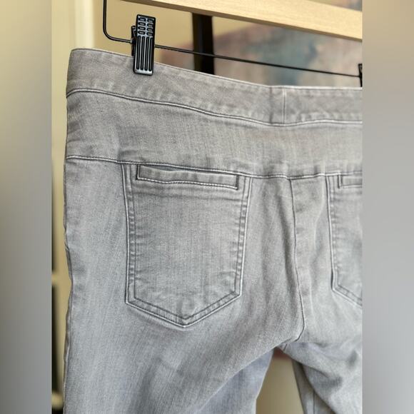 Veronica Beard Cassi Low Rise Crop Flare Grey Pants Jeans Women’s 8 - Picture 4 of 7
